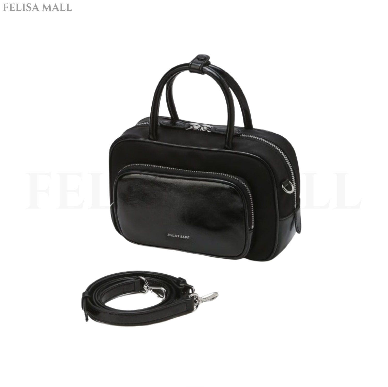 [JILLSTUART] Pocket Point Square トートバッグ 韓国バッグ ナイロン/キャンバス地