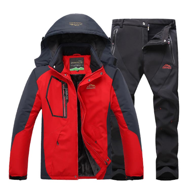 アウトドアウェア 上下セット ハイキングジャケット マウンテンパーカー ズボン 防水 アウトドアウェア 上下セット ハイキングジャケット マウンテンパーカー ズボン 防水