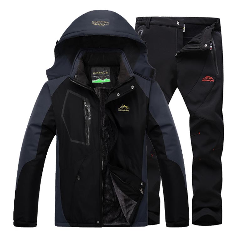 アウトドアウェア 上下セット ハイキングジャケット マウンテンパーカー ズボン 防水 アウトドアウェア 上下セット ハイキングジャケット マウンテンパーカー ズボン 防水