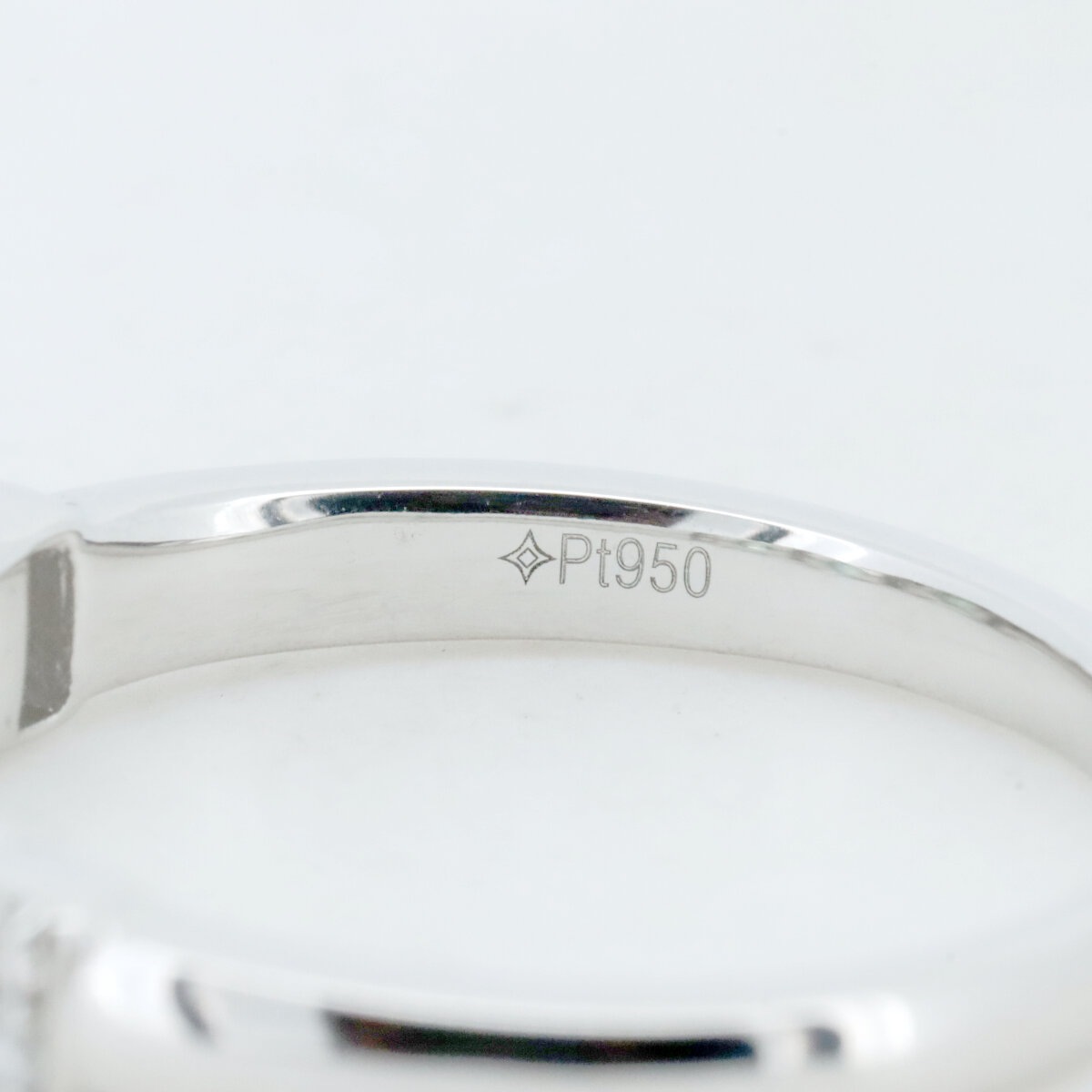 GSTV アレキサンドライト ダイヤモンド リング 指輪 0.25ct 0.07ct 15号 Pt950(プラチナ) 質屋出品