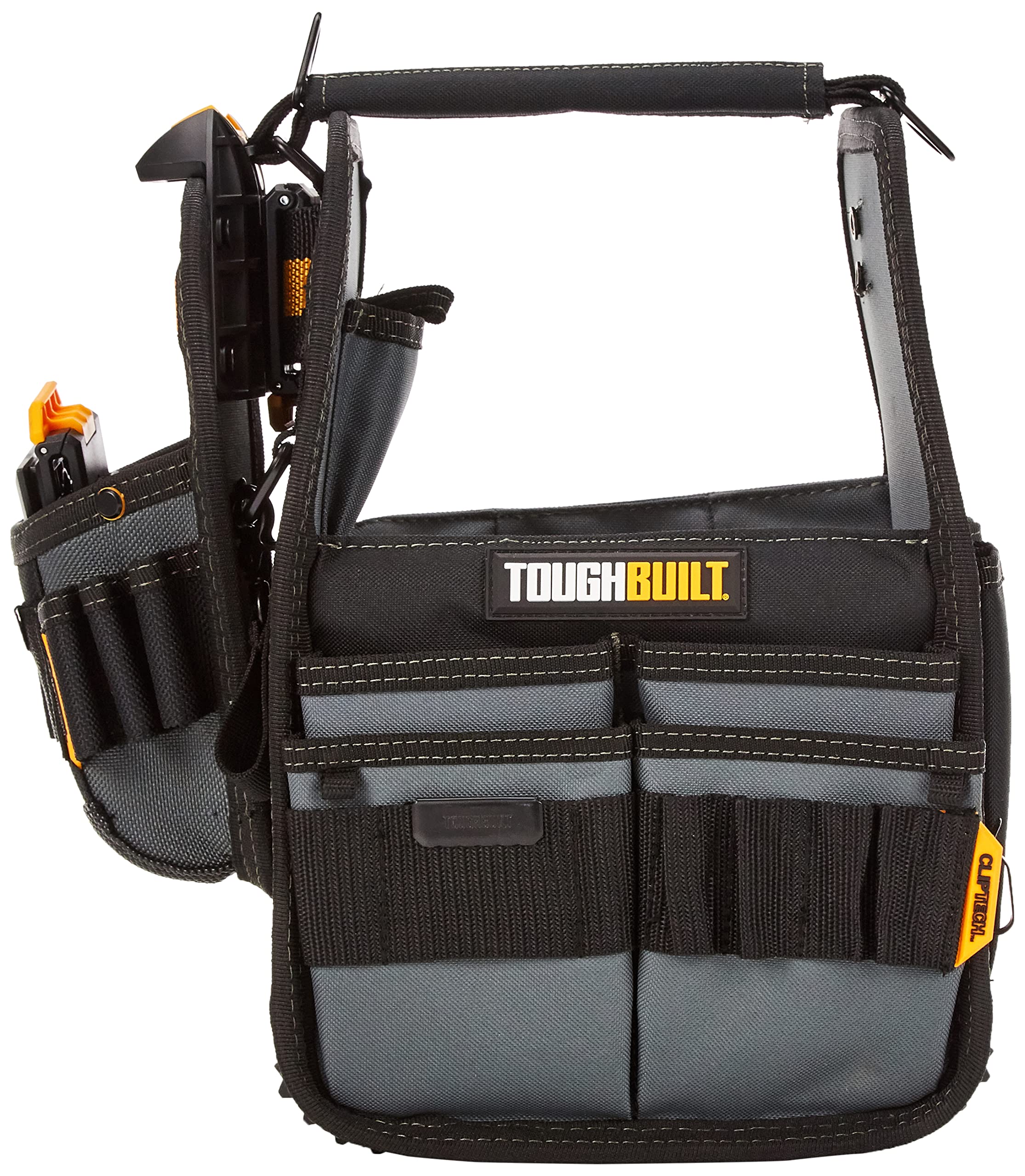ToughBuilt 31インチポケット付きClipTech付き8インチトートバッグ TB-CT-180-8 ゴム ブラック_2