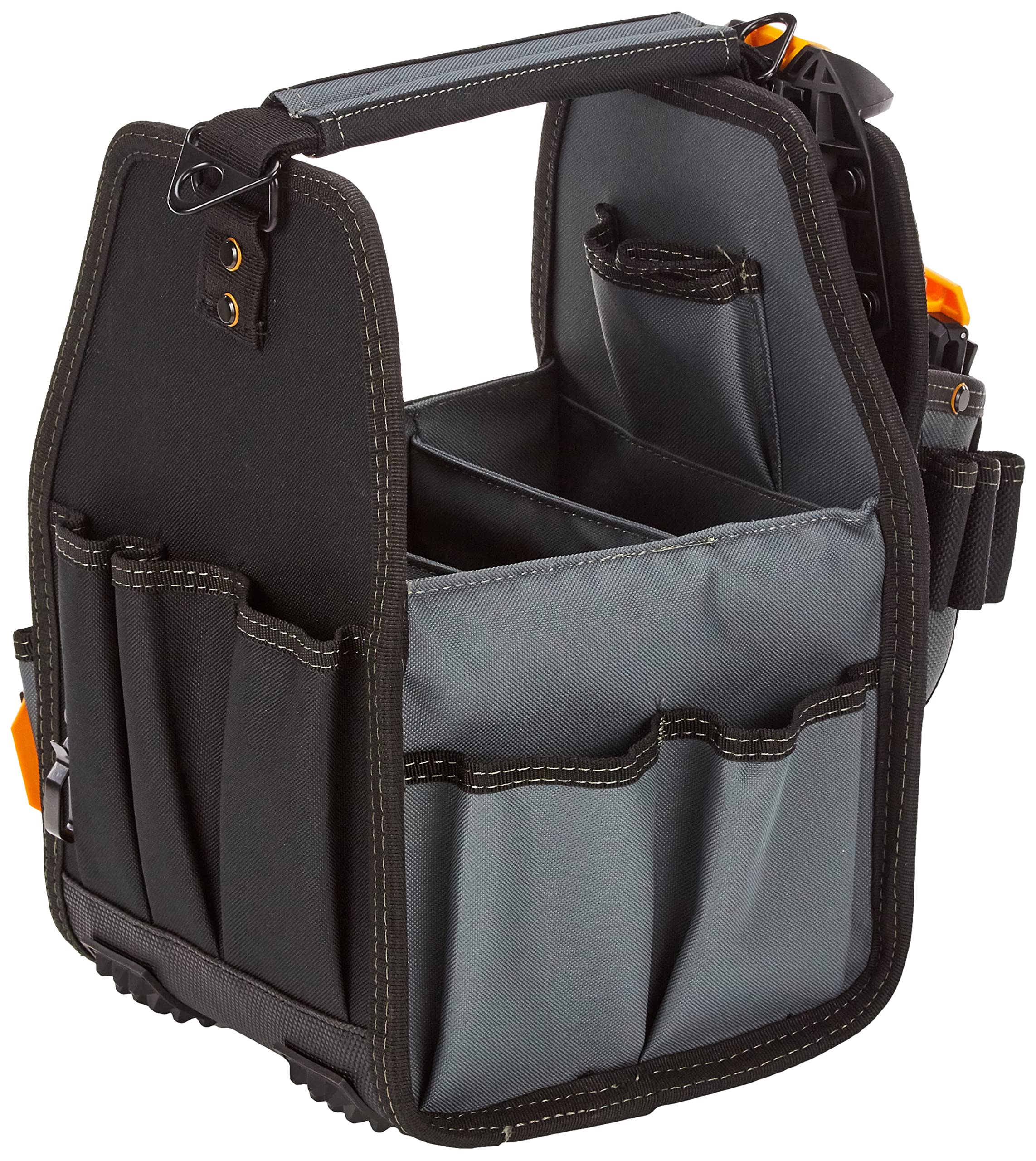 ToughBuilt 31インチポケット付きClipTech付き8インチトートバッグ TB-CT-180-8 ゴム ブラック_4