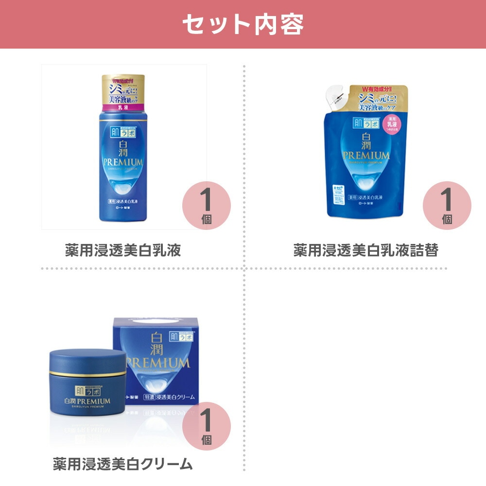 Qoo10] 肌ラボ白潤プレミアムアソートセット