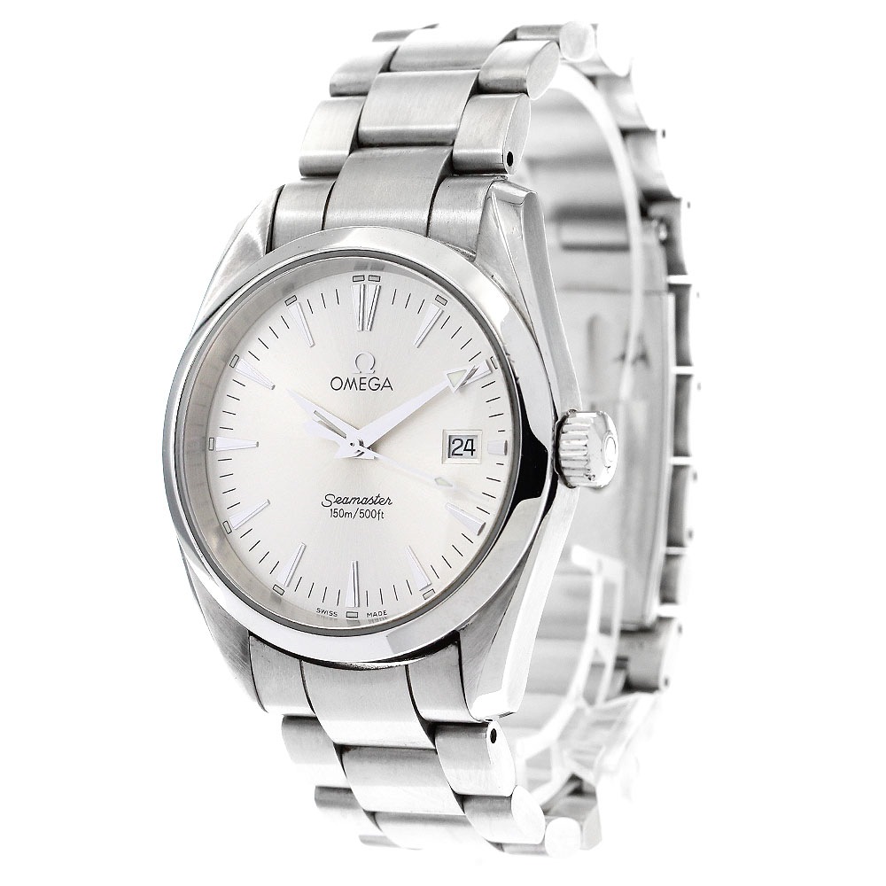 オメガ OMEGA 2518.30 シーマスター アクアテラ デイト クォーツ メンズ 保証書付き_886842【中古】 オメガ OMEGA 2518.30 シーマスター アクアテラ デイト クォーツ メンズ 保証書付き_886842【中古】