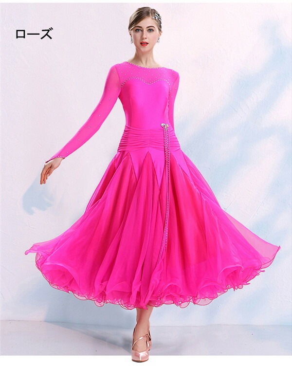 社交ダンス 衣装 豪華 ドレス 大きい裾 発表会 モダン刺繍競技着 練習着 演出 スタンダードワルツダンス デモ パーティー ダンスウエア ダンス発表会 団体 レッド ピンク ネイビー 紺色 社交ダンス 衣装 豪華 ドレス 大きい裾 発表会 モダン刺繍競技着 練習着 演出 スタンダードワルツダンス デモ パーティー ダンスウエア ダンス発表会 団体 レッド ピンク ネイビー 紺色