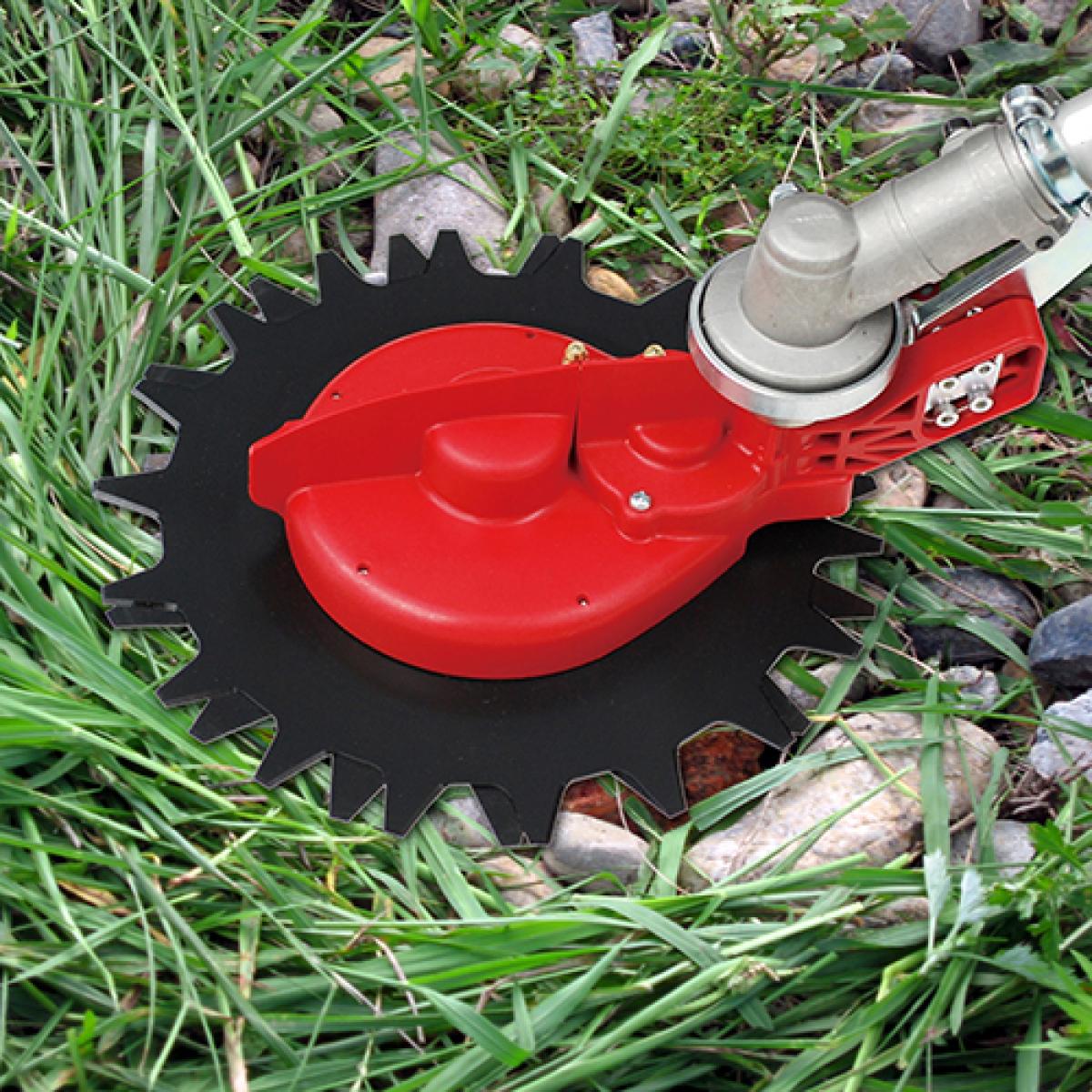 ニシガキ 草刈丸R N-837 下刃逆回転 ハサミ式バリカン 刈払機取付用 安全回転 バリカン 除草 草刈り