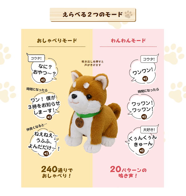 Qoo10] こんにちワン！しばいぬコウタ バンダナ付