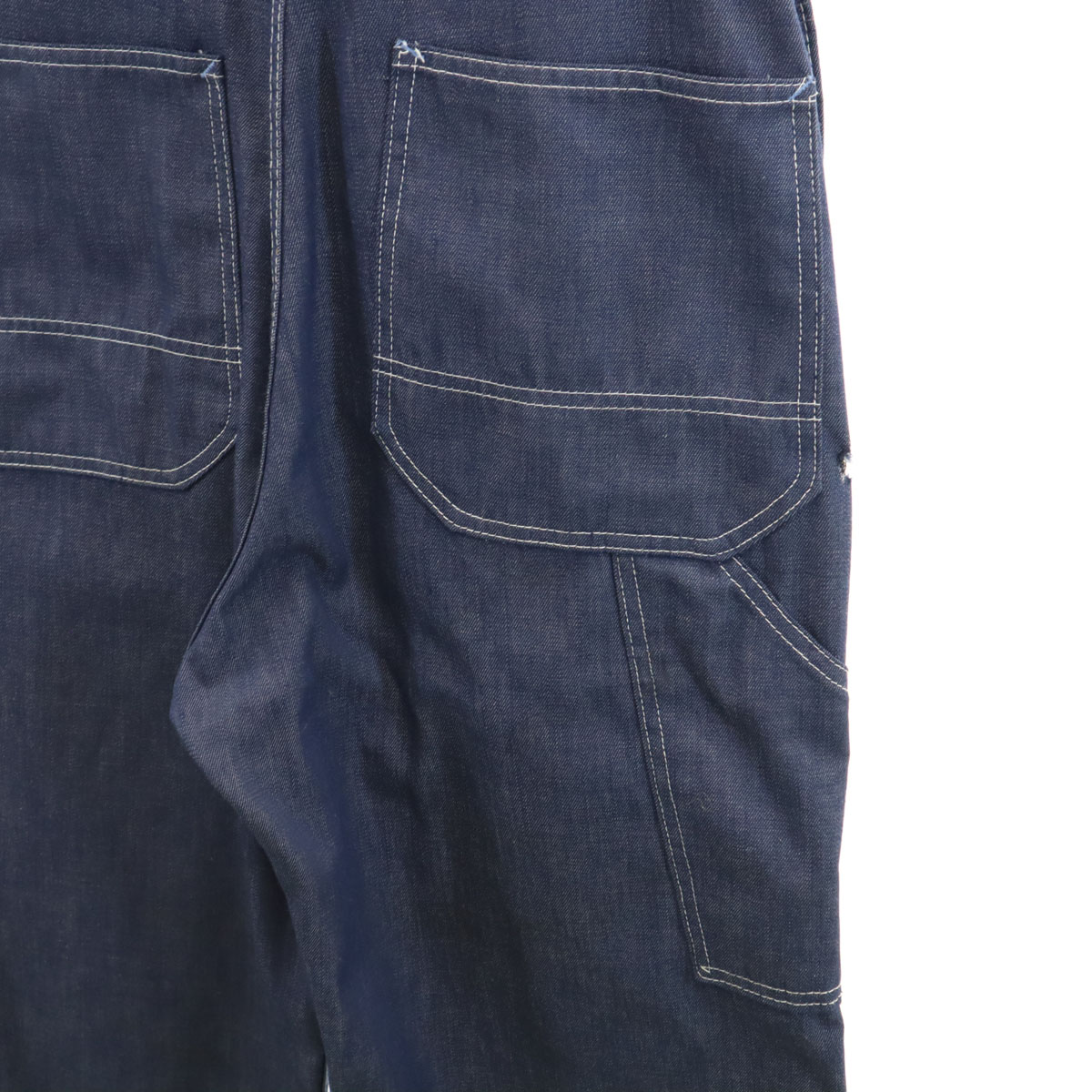 70s 80s ヴィンテージ デニム オーバーオール ネイビー ペインター メンズ 古着 70s 80s ヴィンテージ デニム オーバーオール ネイビー ペインター メンズ 古着