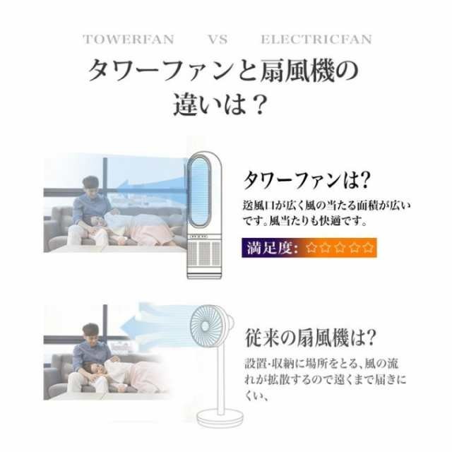夏冬両用 冷暖兼用 羽なし扇風機 タワーファン 扇風機 羽なし 8段階涼風 3段階温風 扇風機 80左右首振り DCモーター暖房器具 切タイマー ファンヒーター リモコン 静音 スリム ヒーター 冷