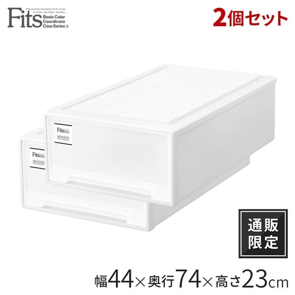 Fits 衣装ケース 天馬 3個セット 幅44×奥行74×高さ23cm Fits