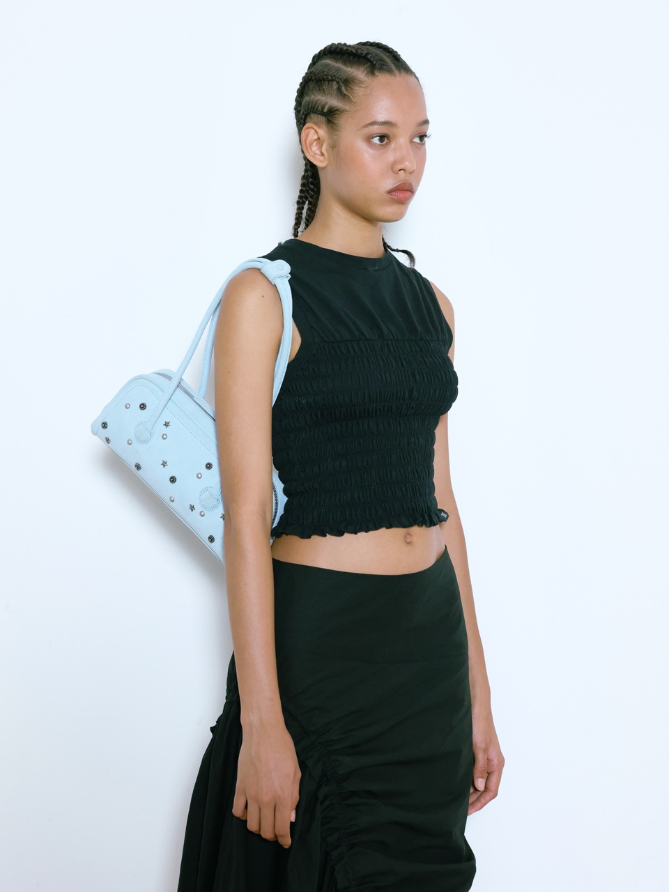 MARGESHERWOOD】 [EXCLUSIVE] SOFT BAGUETTE BAG : TWO-TONE