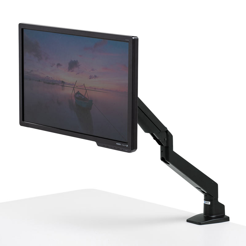 水平垂直多関節液晶モニターアーム ブラック CR-LA1301BKN2