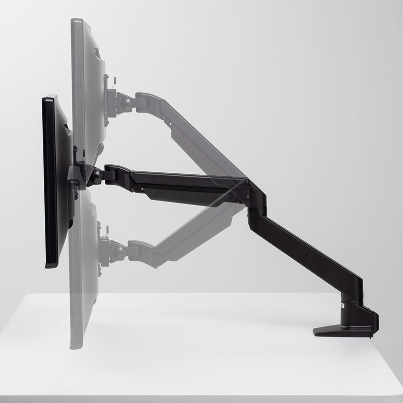 水平垂直多関節液晶モニターアーム ブラック CR-LA1301BKN2