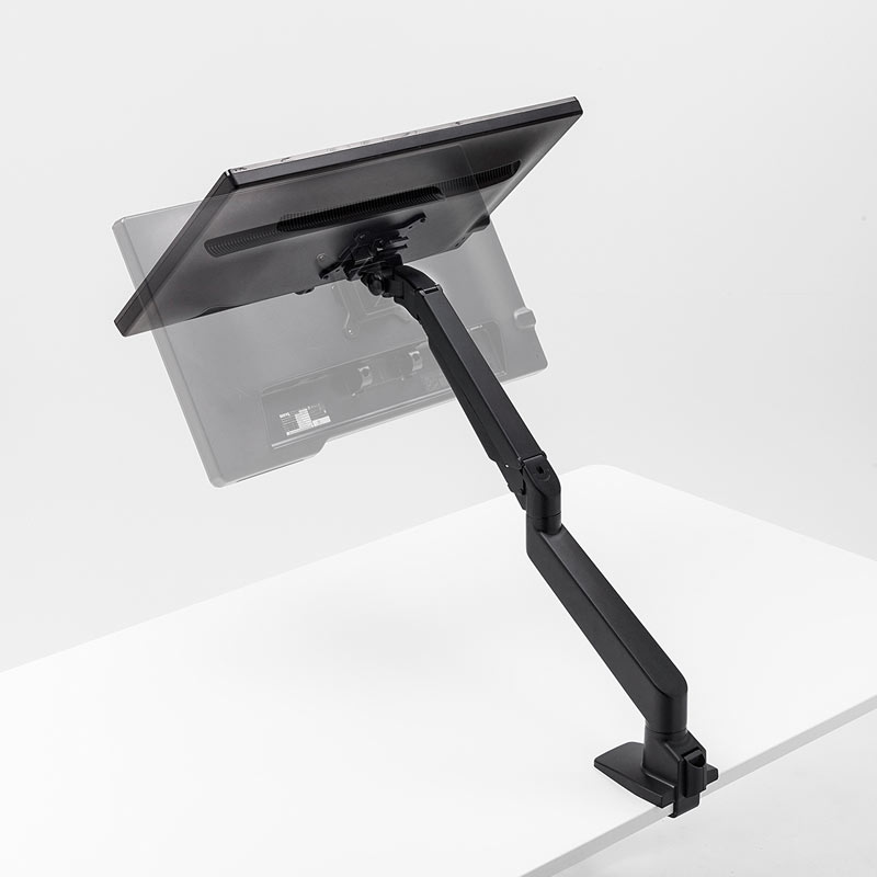 水平垂直多関節液晶モニターアーム ブラック CR-LA1301BKN2