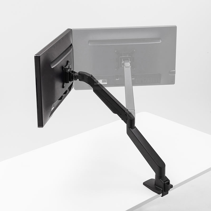 水平垂直多関節液晶モニターアーム ブラック CR-LA1301BKN2