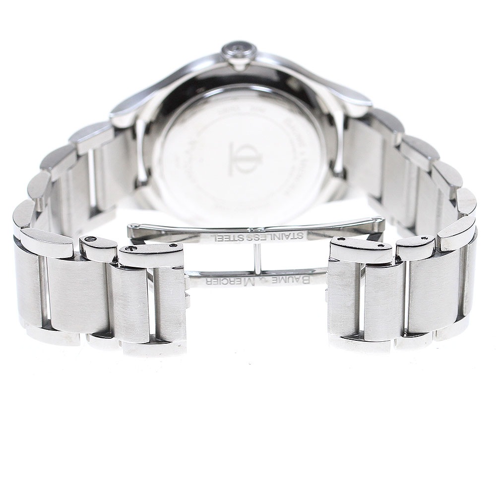 ボーム＆メルシェ Baume & Mercier 65616 サイドダイヤ デイト クォーツ レディース _822721【中古】