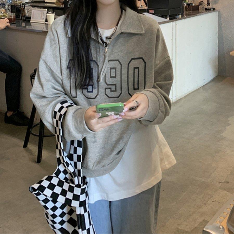 トレーナー カレッジロゴ レディース秋 バレンタイン プレゼント