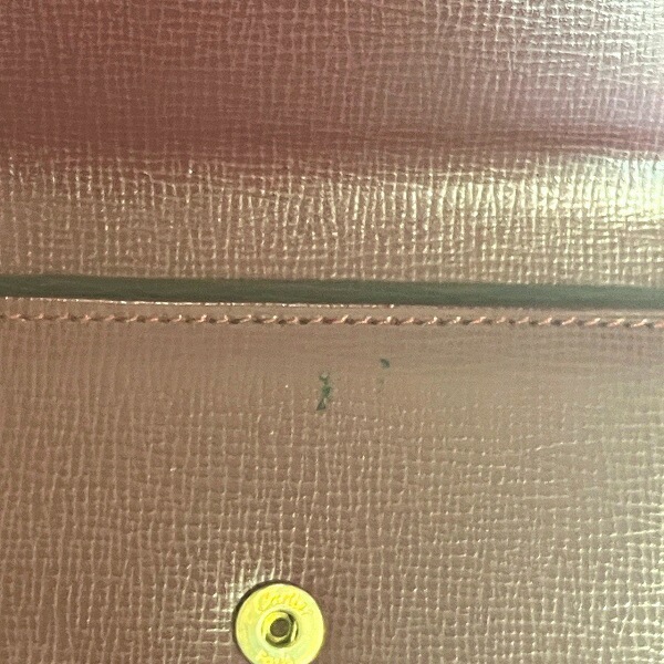 カルティエ マストライン ボルドー がま口 三つ折り財布 レディース カルティエ マストライン ボルドー がま口 三つ折り財布 レディース