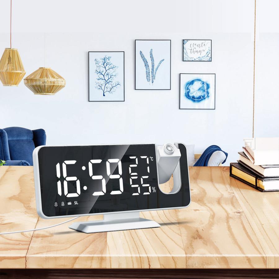 プロジェクター クロック 時計 天井 目覚まし時計 デジタルクロック 温度計 湿度計 pro-clock02 プロジェクター クロック 時計 天井 目覚まし時計 デジタルクロック 温度計 湿度計 pro-clock02