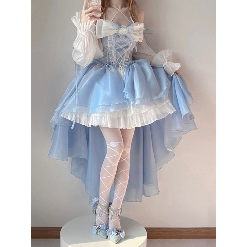 【本日限定】恋の神様の御用心 ロリータ ロリータ サスペンダー 女性 制服 可愛い プリンセスドレス ショートスカート 夏 コスチューム 【本日限定】恋の神様の御用心 ロリータ ロリータ サスペンダー 女性 制服 可愛い プリンセスドレス ショートスカート 夏 コスチューム