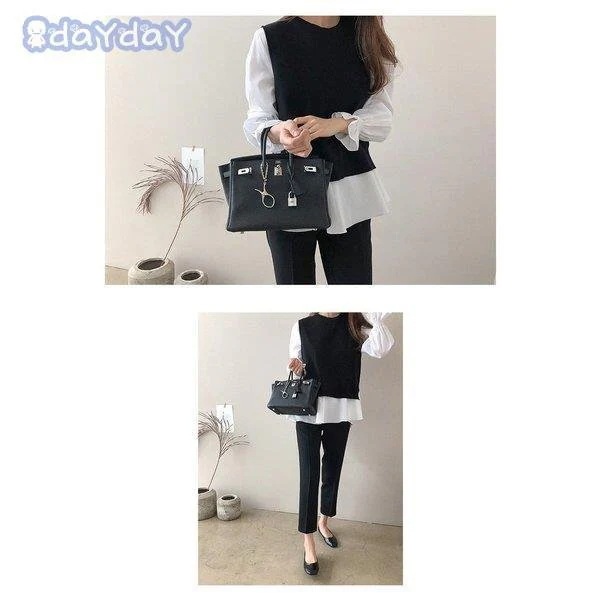 ブラウス2点セット レディース 秋冬 長袖ブラウス ボーダー柄 ベスト セットアップ オシャ ブラウス2点セット レディース 秋冬 長袖ブラウス ボーダー柄 ベスト セットアップ オシャ