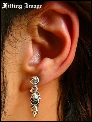 メール便なら送料無料! pi0387-222 ペア売り くゆる煙の中から立ち現れるSKULLピアス メール便なら送料無料! pi0387-222 ペア売り くゆる煙の中から立ち現れるSKULLピアス