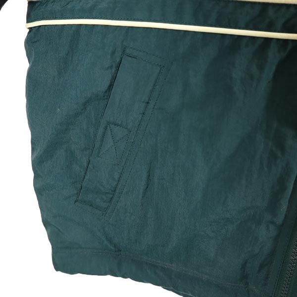 90s オールド ナイロン 中綿ジャケット S グリーン系 メンズ