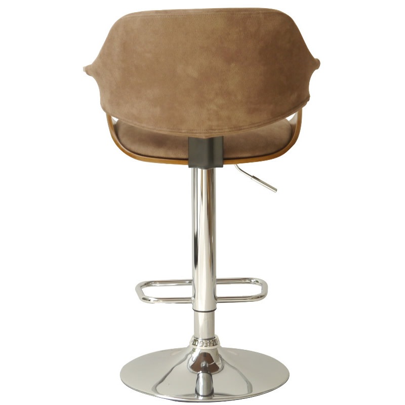 カウンターチェア ハイチェア レザー レトロ ヴィンテージ おしゃれ 椅子 チェア いす イス バーチェア スタンドチェア 座面高さ90-112cm クロムメッキ