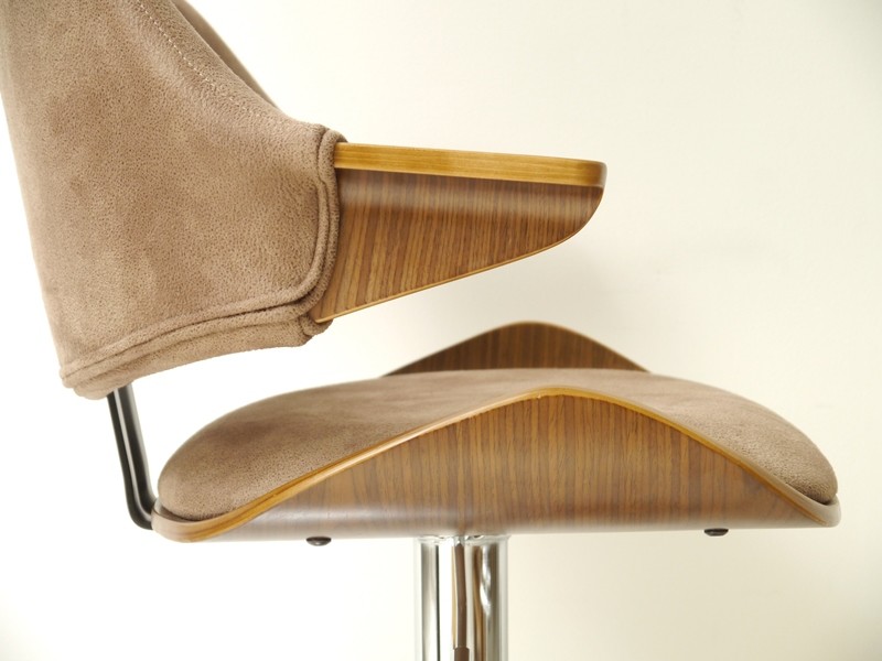 カウンターチェア ハイチェア レザー レトロ ヴィンテージ おしゃれ 椅子 チェア いす イス バーチェア スタンドチェア 座面高さ90-112cm クロムメッキ