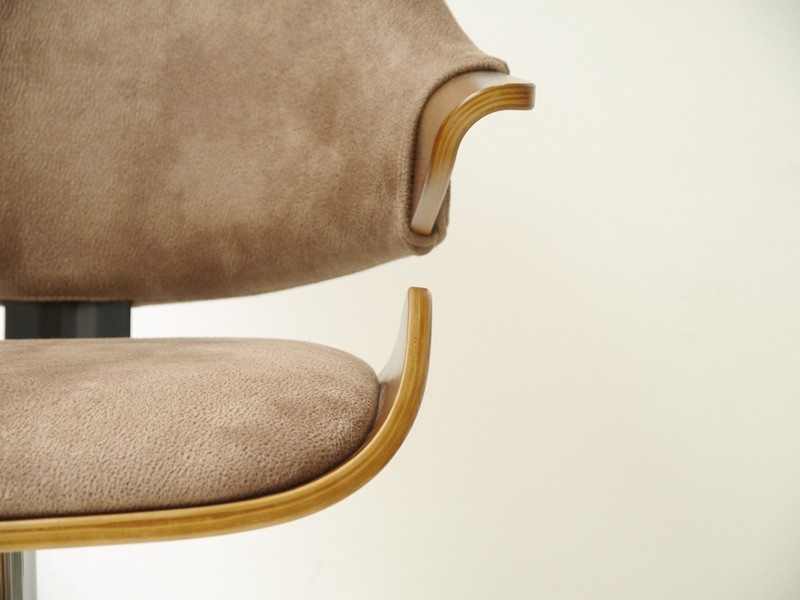 カウンターチェア ハイチェア レザー レトロ ヴィンテージ おしゃれ 椅子 チェア いす イス バーチェア スタンドチェア 座面高さ90-112cm クロムメッキ