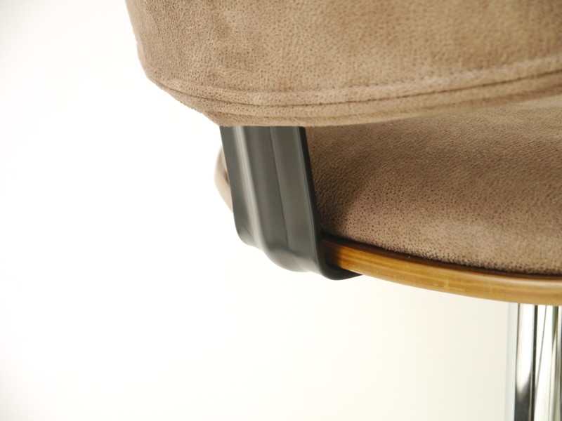 カウンターチェア ハイチェア レザー レトロ ヴィンテージ おしゃれ 椅子 チェア いす イス バーチェア スタンドチェア 座面高さ90-112cm クロムメッキ