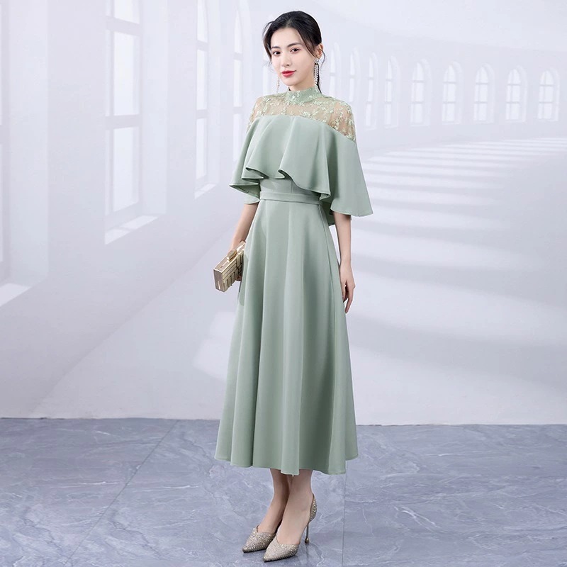 パーティードレス 結婚式 ワンピース ロング丈 大きいサイズ マタニティ フォーマル 二次会 フォーマルドレス フリル ドレス マキシ きれいめ 楽チン ゆったり レディース パーティー 大人 可愛い