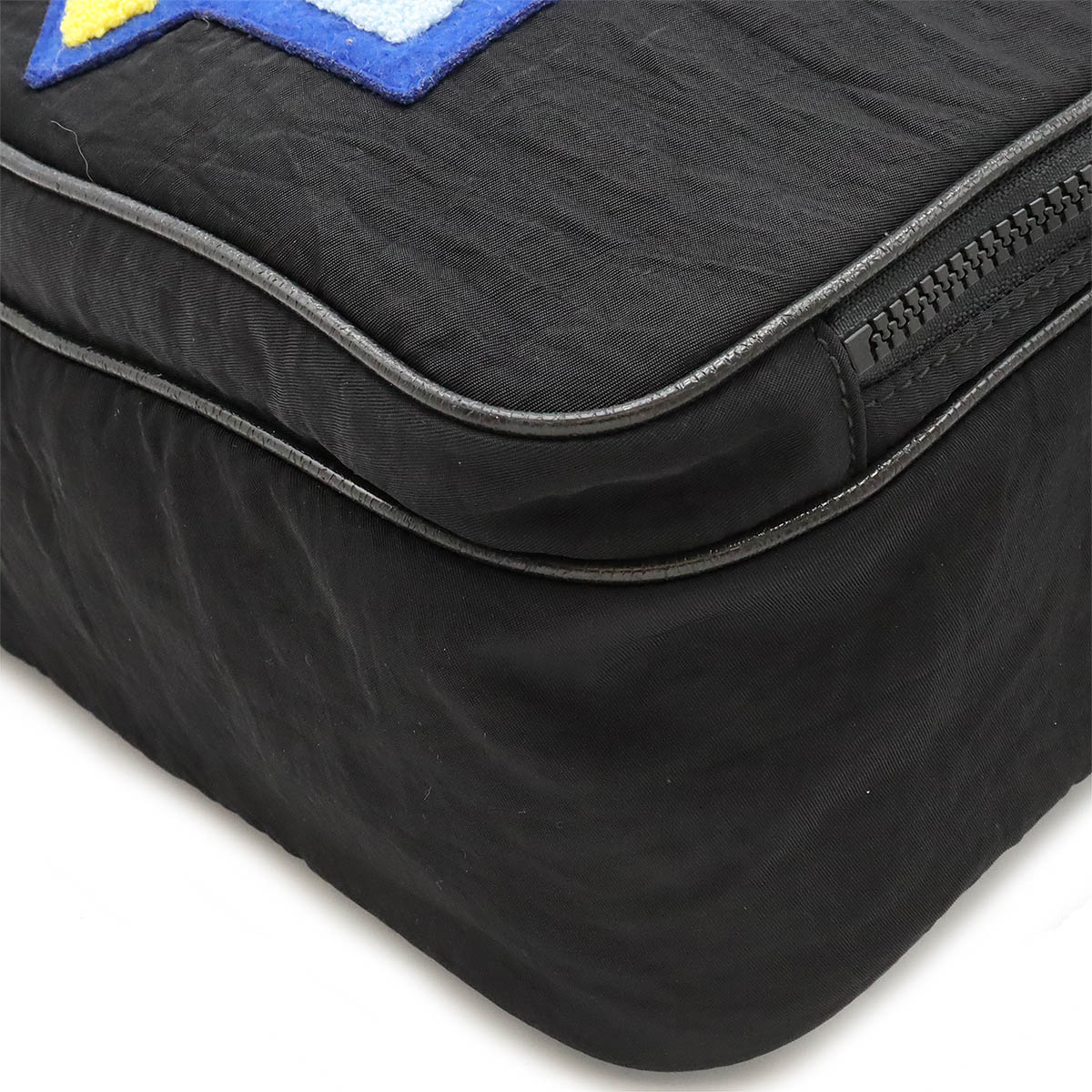 テリー クロスパッチ インターロッキングG リュックサック バックパック ナイロン レザー ブラック 黒 マルチカラー 53672 テリー クロスパッチ インターロッキングG リュックサック バックパック ナイロン レザー ブラック 黒 マルチカラー 53672