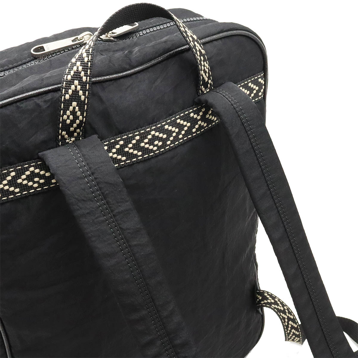 テリー クロスパッチ インターロッキングG リュックサック バックパック ナイロン レザー ブラック 黒 マルチカラー 53672 テリー クロスパッチ インターロッキングG リュックサック バックパック ナイロン レザー ブラック 黒 マルチカラー 53672