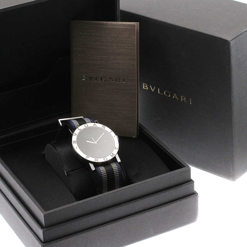 ブルガリ BVLGARI BB41S/103570 ブルガリブルガリ フラグメントデザイン 600本限定 デイト 自動巻き メンズ 良品 箱・保証書付き_897194【中古】