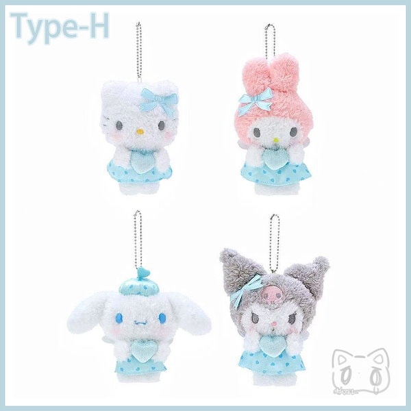 １０個セット キティ マイメロ ラテクマベビー ぬいぐるみ マスコットチャーム 10個セット キティ マイメロ ラテクマベビー ぬいぐるみ