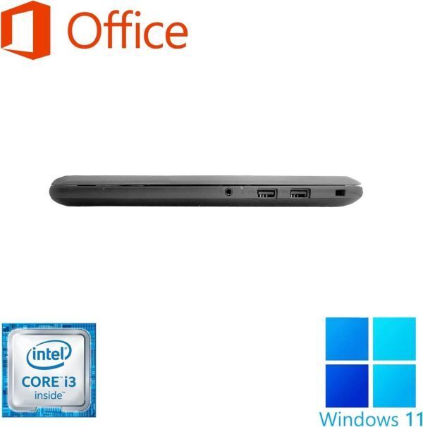 【サポート付き】DELL 3380 SSD:1000GB 大容量メモリー:8GB Office2019 ノートPC カメラ搭載 & ロジクール K380BK ワイヤレスキーボード