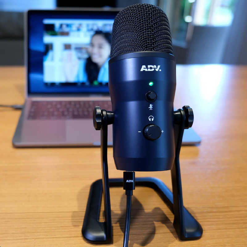 ADV. マルチパターンUSBマイクロフォン Circuit ネイビー ADVCIRCUITNVY ADV. マルチパターンUSBマイクロフォン Circuit ネイビー ADVCIRCUITNVY