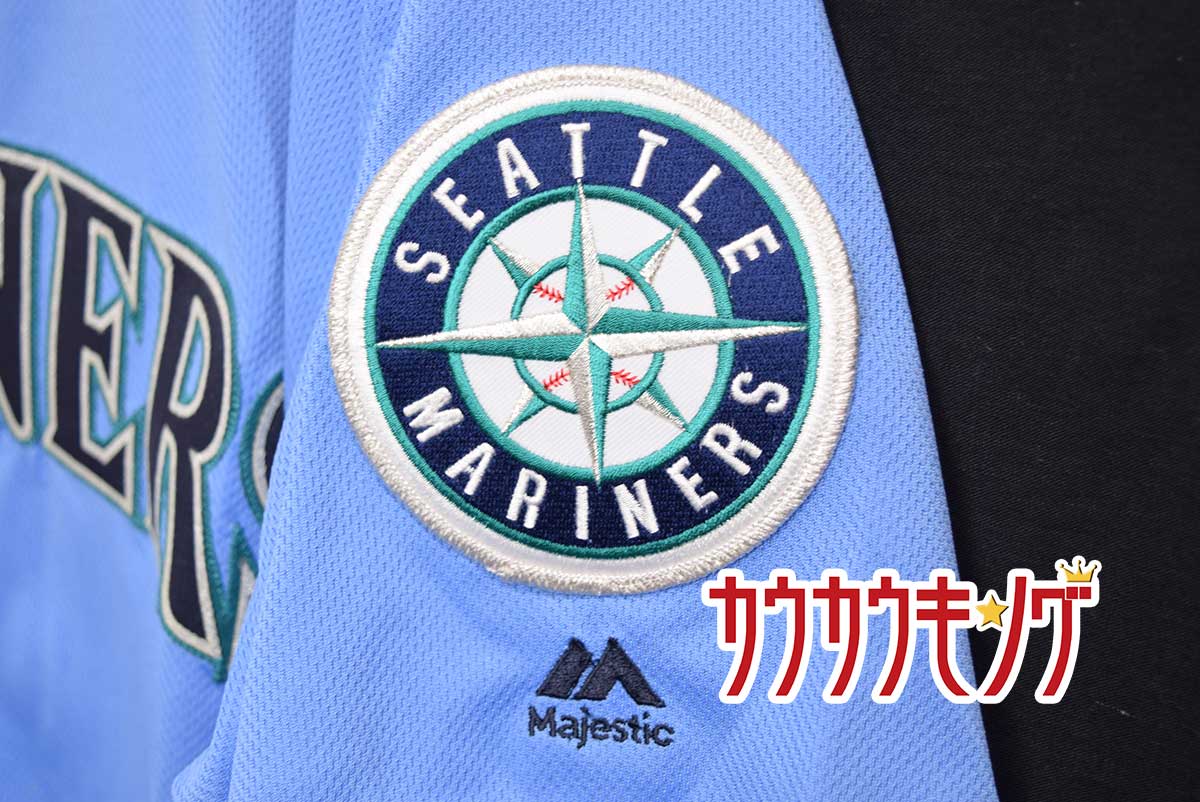 Majestic - 【中古・未使用品】マジェスティック  シアトル・マリナーズ &#39;19 スプリングキャンプ オーセンティックユニフォーム #18 菊池雄星 サイズ52(XL) Majestic 中古・未使用品】マジェスティック シアトル・マリナーズ 19