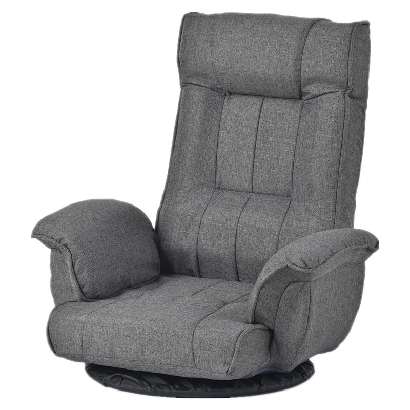 【日本国内出荷-3日で配達】回転式座椅子 肘掛け ハイバック座いす リクライニング 1人掛けソファー フロア リラックスチェア 折りたたみ リクライニングチェアー ファブリック おしゃれDJYC89 【日本国内出荷-3日で配達】回転式座椅子 肘掛け ハイバック座いす リクライニング 1人掛けソファー フロア リラックスチェア 折りたたみ リクライニングチェアー ファブリック おしゃれDJYC89