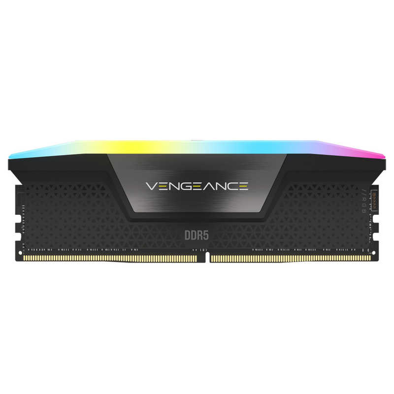 コルセア　CORSAIR　増設用メモリ VENGEANCE RGB DDR5 ブラック[DIMM DDR5 /16GB /2枚]　CMH32GX5M2B5200C40