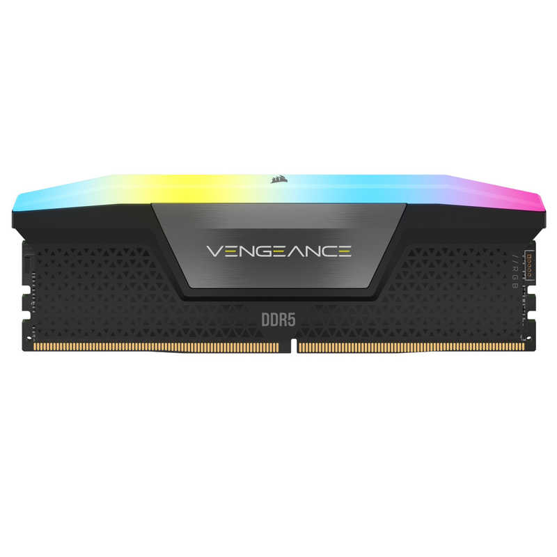 コルセア　CORSAIR　増設用メモリ VENGEANCE RGB DDR5 ブラック[DIMM DDR5 /16GB /2枚]　CMH32GX5M2B5200C40