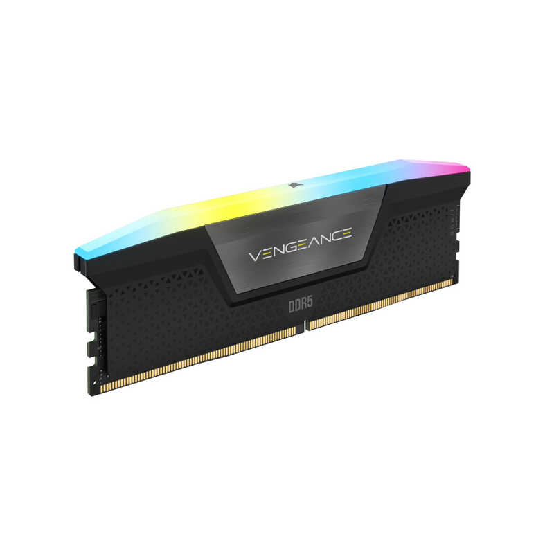 コルセア　CORSAIR　増設用メモリ VENGEANCE RGB DDR5 ブラック[DIMM DDR5 /16GB /2枚]　CMH32GX5M2B5200C40