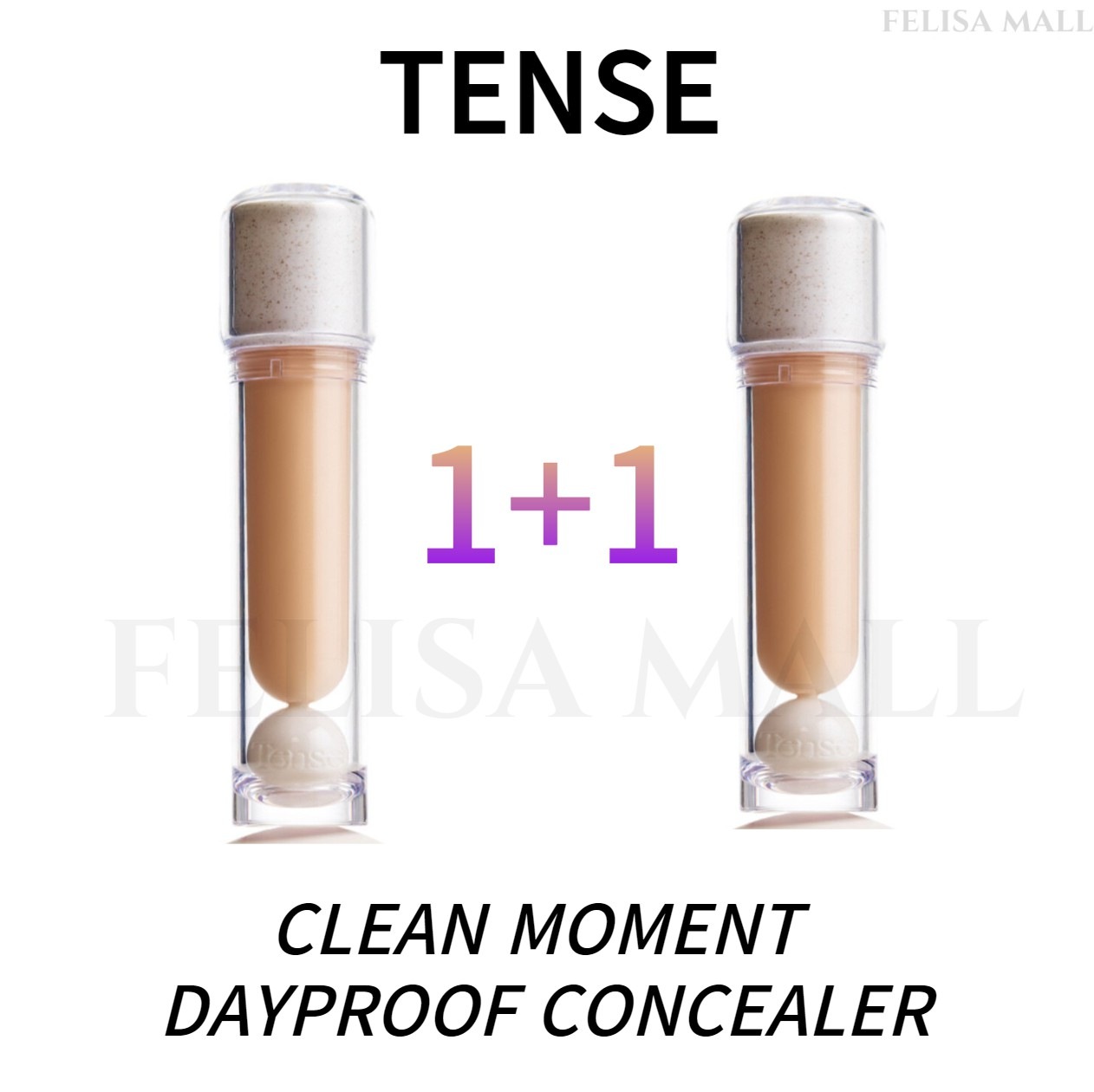 [TENSE]【1+1】 コンシーラー 韓国インスタ話題 CLEAN MOMENT  DAYPROOF CONCEALER