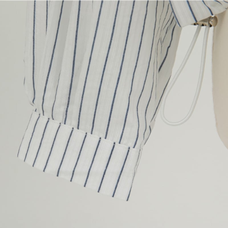 クリック&ファニー キャットストライプ ストリングフードシャツ モデル名 クリック&ファニー キャットストライプ ストリングフードシャツ モデル名