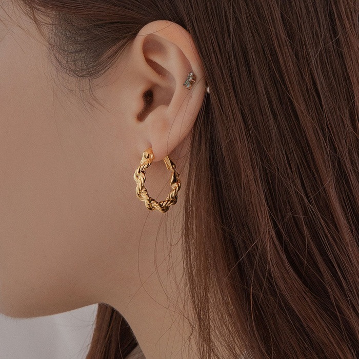 [チェジウイダヒキムソヨン パクハナオハヨン着用] 間 リング（大きい） 韓国の人気芸能人着用 韓国女性アクセサリー