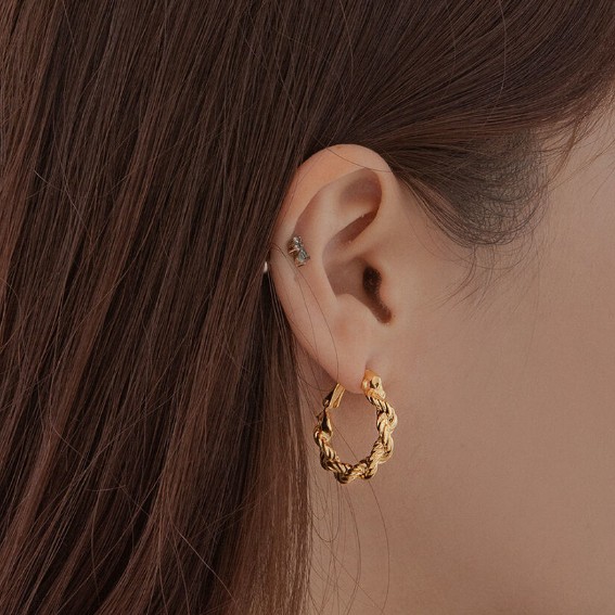 [チェジウイダヒキムソヨン パクハナオハヨン着用] 間 リング（大きい） 韓国の人気芸能人着用 韓国女性アクセサリー