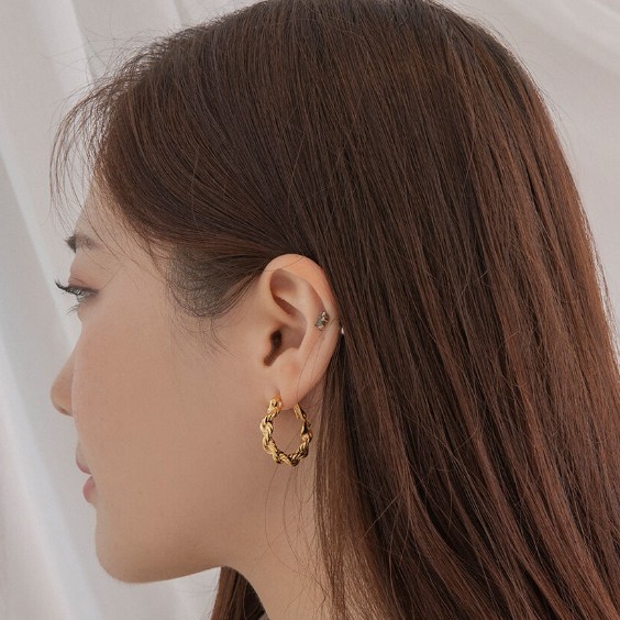 [チェジウイダヒキムソヨン パクハナオハヨン着用] 間 リング（大きい） 韓国の人気芸能人着用 韓国女性アクセサリー