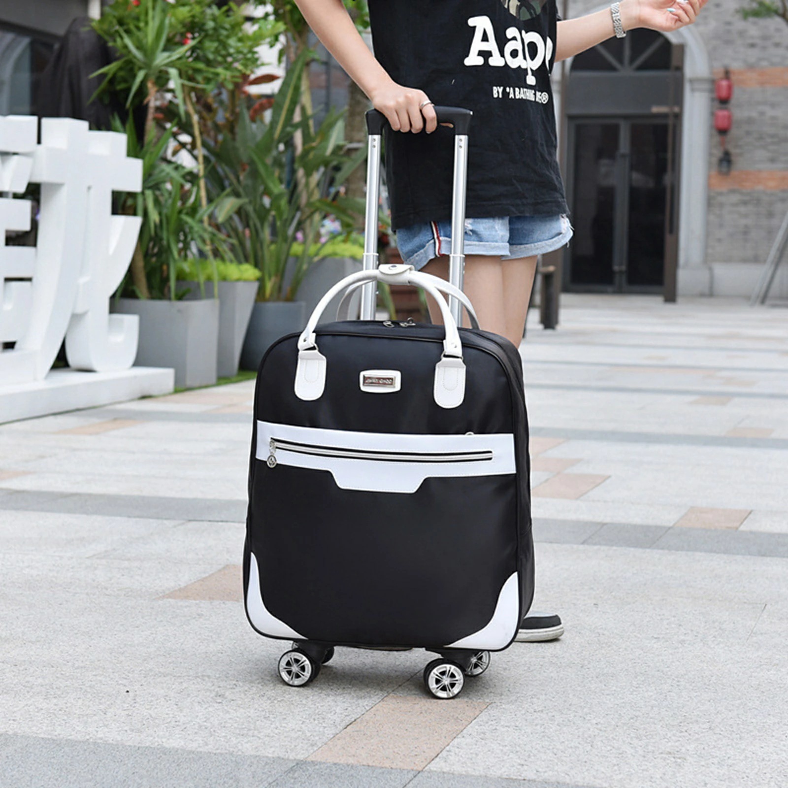 キャスターバッグ トロリーバッグ 超軽量 ドローバー付き ダブルキャスター 静音 360度回転 撥水加工 収納便利 ファスナー式 多段階キャリーバー おしゃれ ブラック お買い物カート 折り畳み式 キャスターバッグ トロリーバッグ 超軽量 ドローバー付き ダブルキャスター 静音 360度回転 撥水加工 収納便利 ファスナー式 多段階キャリーバー おしゃれ ブラック お買い物カート 折り畳み式