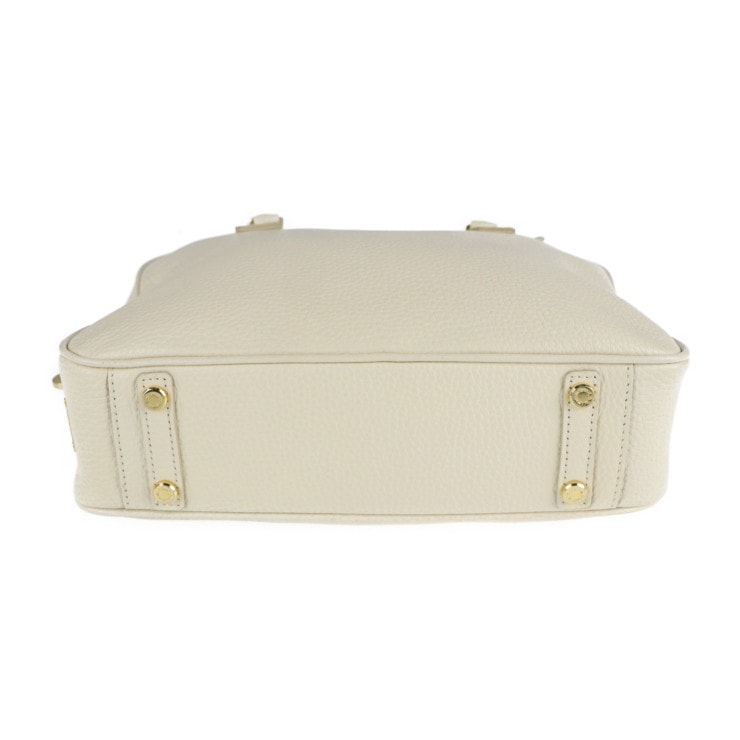 超美品 ADMJ エーディーエムジェイ ミニボストン ハンドバッグ レザー アイボリー系 ゴールド金具 ショルダーバッグ 鍵付き【本物保証】 超美品 ADMJ エーディーエムジェイ ミニボストン ハンドバッグ レザー アイボリー系 ゴールド金具 ショルダーバッグ 鍵付き【本物保証】